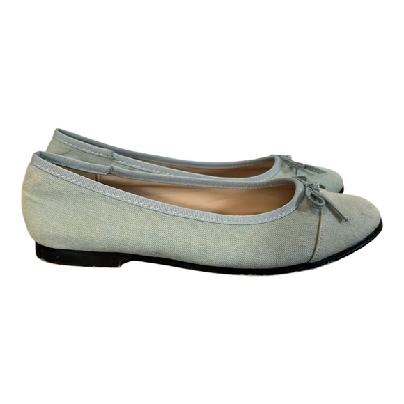 SV Light Chambray Ballet Flats Women's Size 43 Blue US 11 - Picture 1 of 8